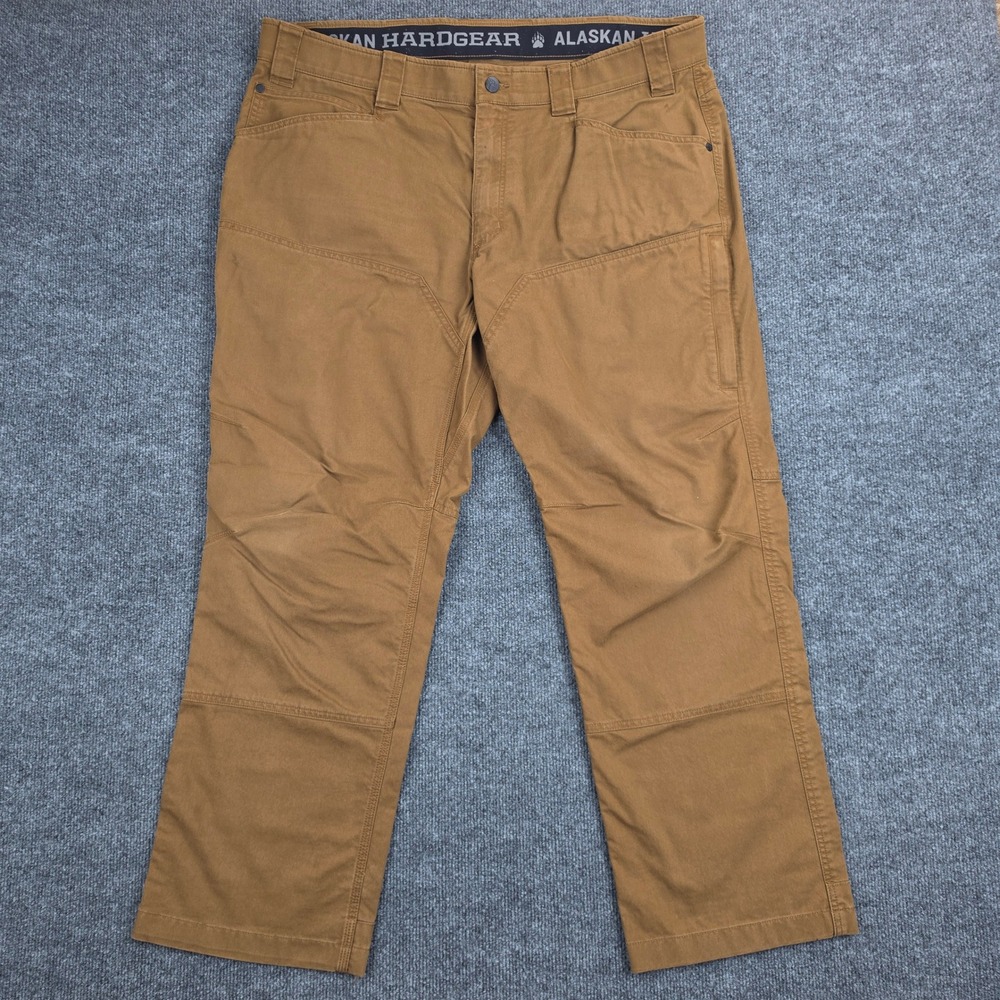 Alaskan Hardgear Stone Run Pants Men's 40x30 Brown Standard Fit Duluth Trading
